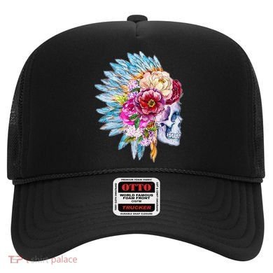 Headdress Floral Skull Hat