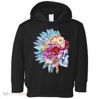 Headdress Floral Skull Toddler Hoodie thumb 0