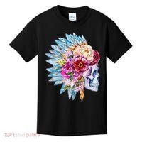 Headdress Floral Skull Kids T-Shirt thumb 0