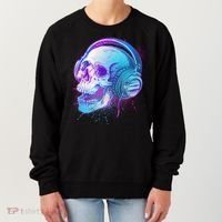 Headphones Music Lover Skull Women's Sweatshirt thumb 0