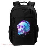 Headphones Music Lover Skull Backpack thumb 0