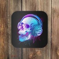 Headphones Music Lover Skull Coaster thumb 0
