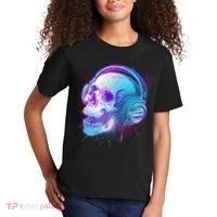 Headphones Music Lover Skull Kids T-Shirt thumb 2
