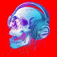 Headphones Music Lover Skull Santa Hat thumb 1