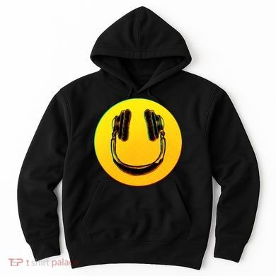Headphones Smiley Hoodie