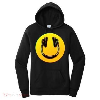 Headphones Smiley Women's Hoodie