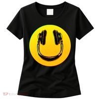 Headphones Smiley Women's T-Shirt thumb 0