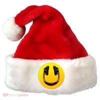 Headphones Smiley Santa Hat thumb 0