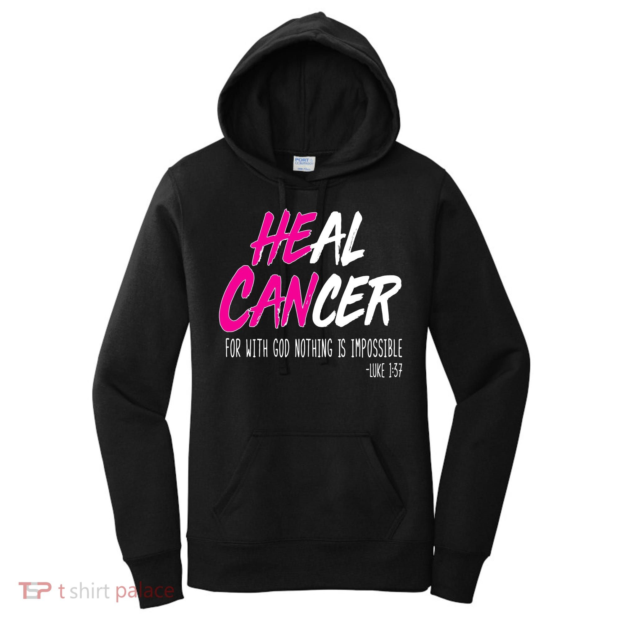 Heal Breast Cancer With God Women's Hoodie