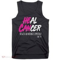 Heal Breast Cancer With God Tank Top thumb 0