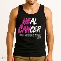 Heal Breast Cancer With God Tank Top thumb 3