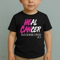 Heal Breast Cancer With God Toddler T-Shirt thumb 2