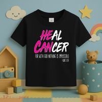 Heal Breast Cancer With God Toddler T-Shirt thumb 3