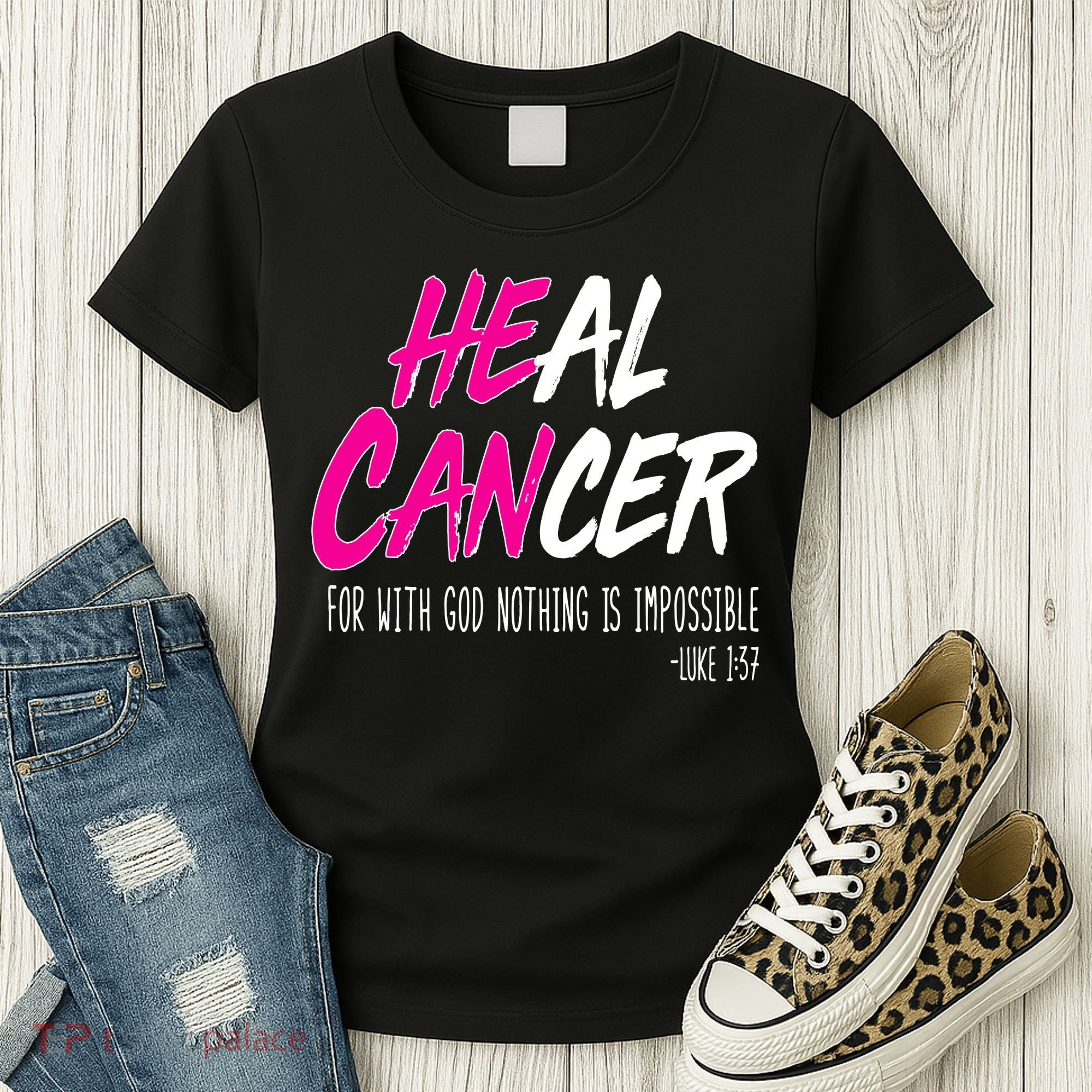 Heal Breast Cancer With God Women's T-Shirt