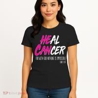 Heal Breast Cancer With God Women's T-Shirt thumb 4