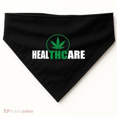 Health Care THC Weed USA-Made Doggie Bandana