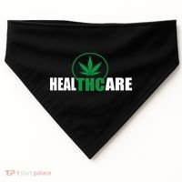 Health Care THC Weed USA-Made Doggie Bandana thumb 0
