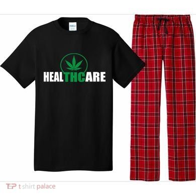 Health Care THC Weed Pajama Set
