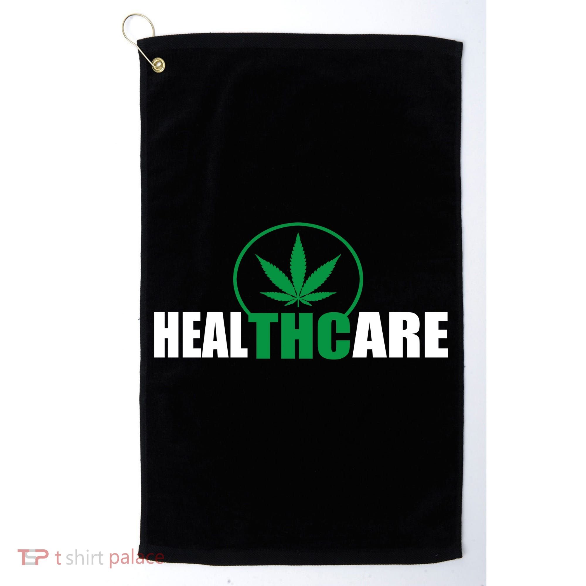 Health Care THC Weed Golf Towel