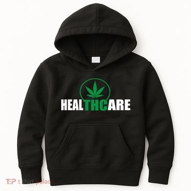Health Care THC Weed Kids Hoodie