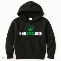Health Care THC Weed Kids Hoodie thumb 0