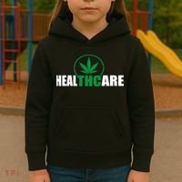 Health Care THC Weed Kids Hoodie thumb 3