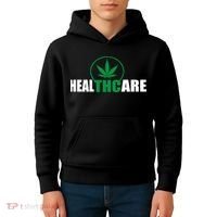 Health Care THC Weed Kids Hoodie thumb 4