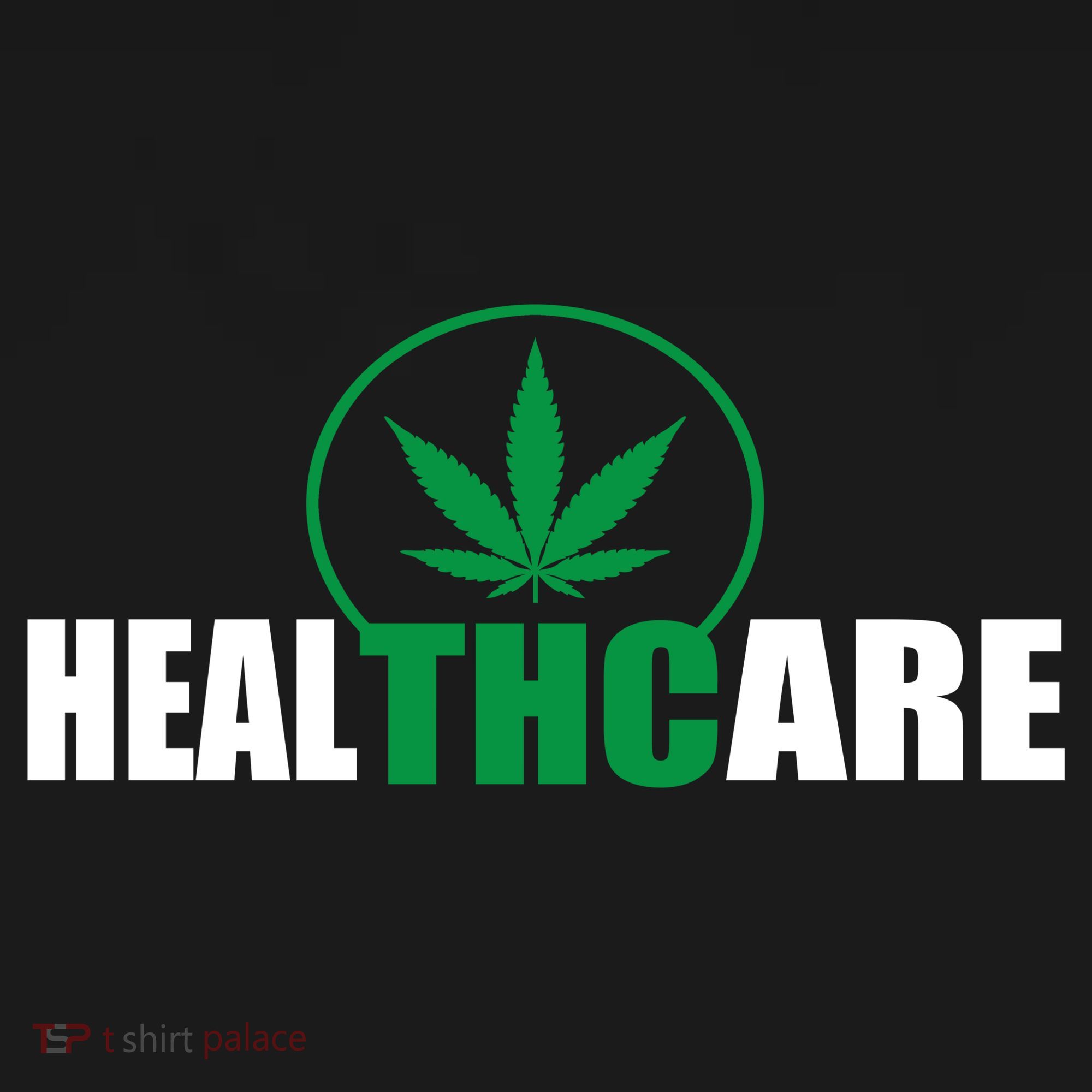 Health Care THC Weed Kids Long Sleeve Shirt