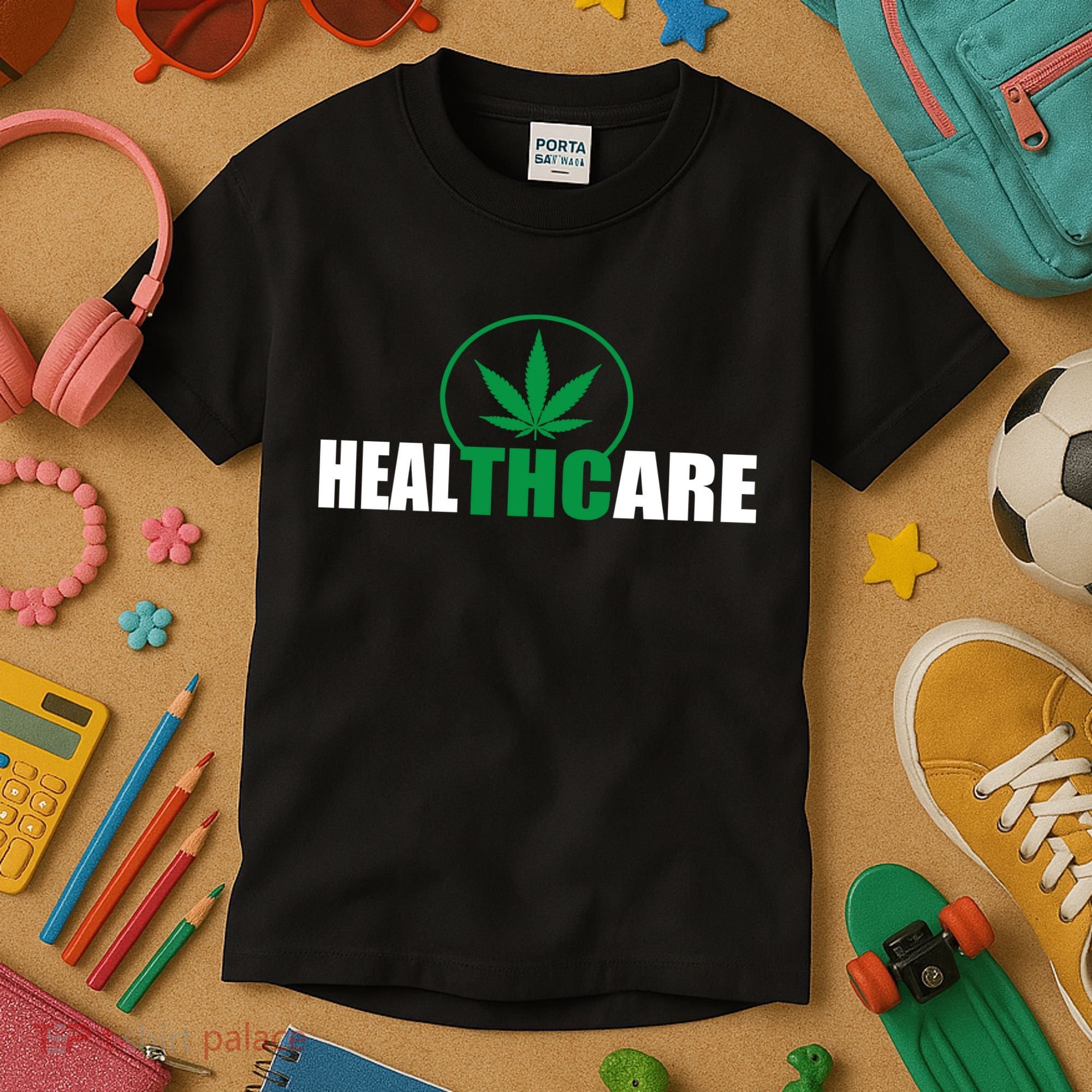 Health Care THC Weed Kids T-Shirt