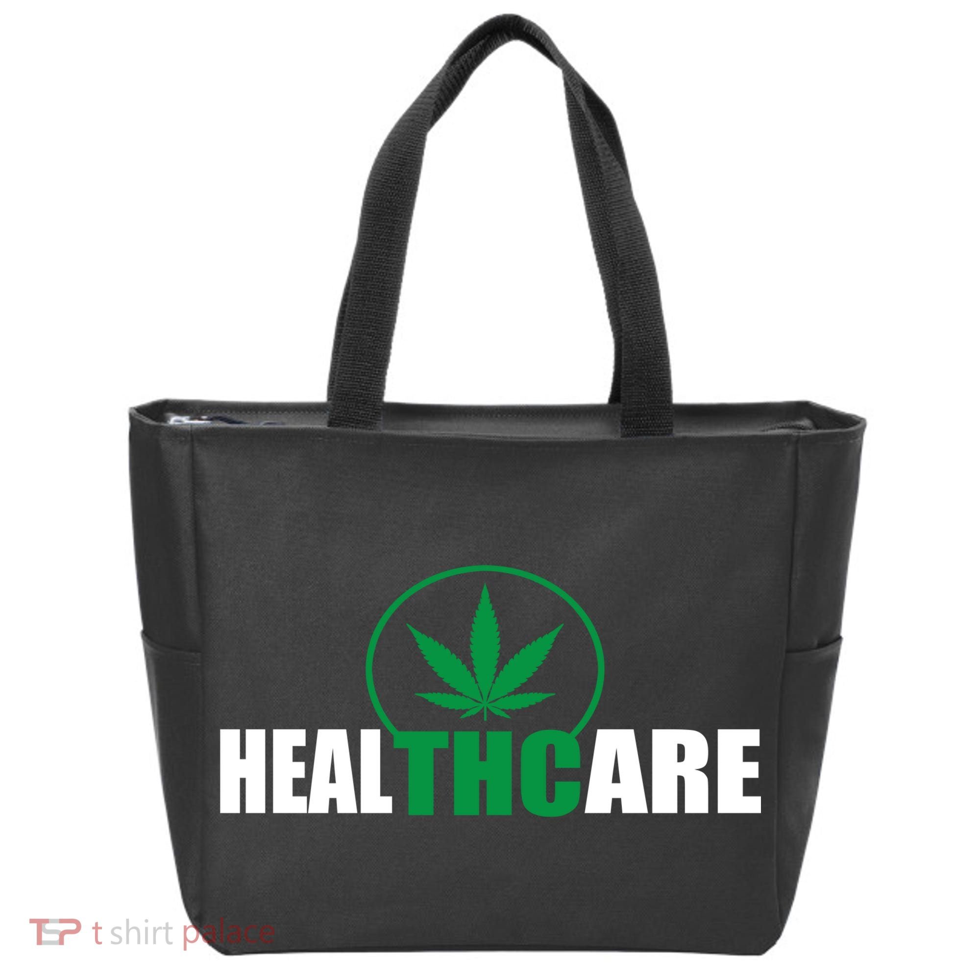 Health Care THC Weed Tote Bag