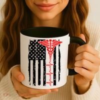 Healthcare Front line US Flag Coffee Mug thumb 3