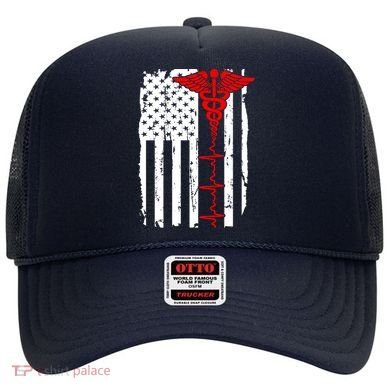 Healthcare Front line US Flag Hat