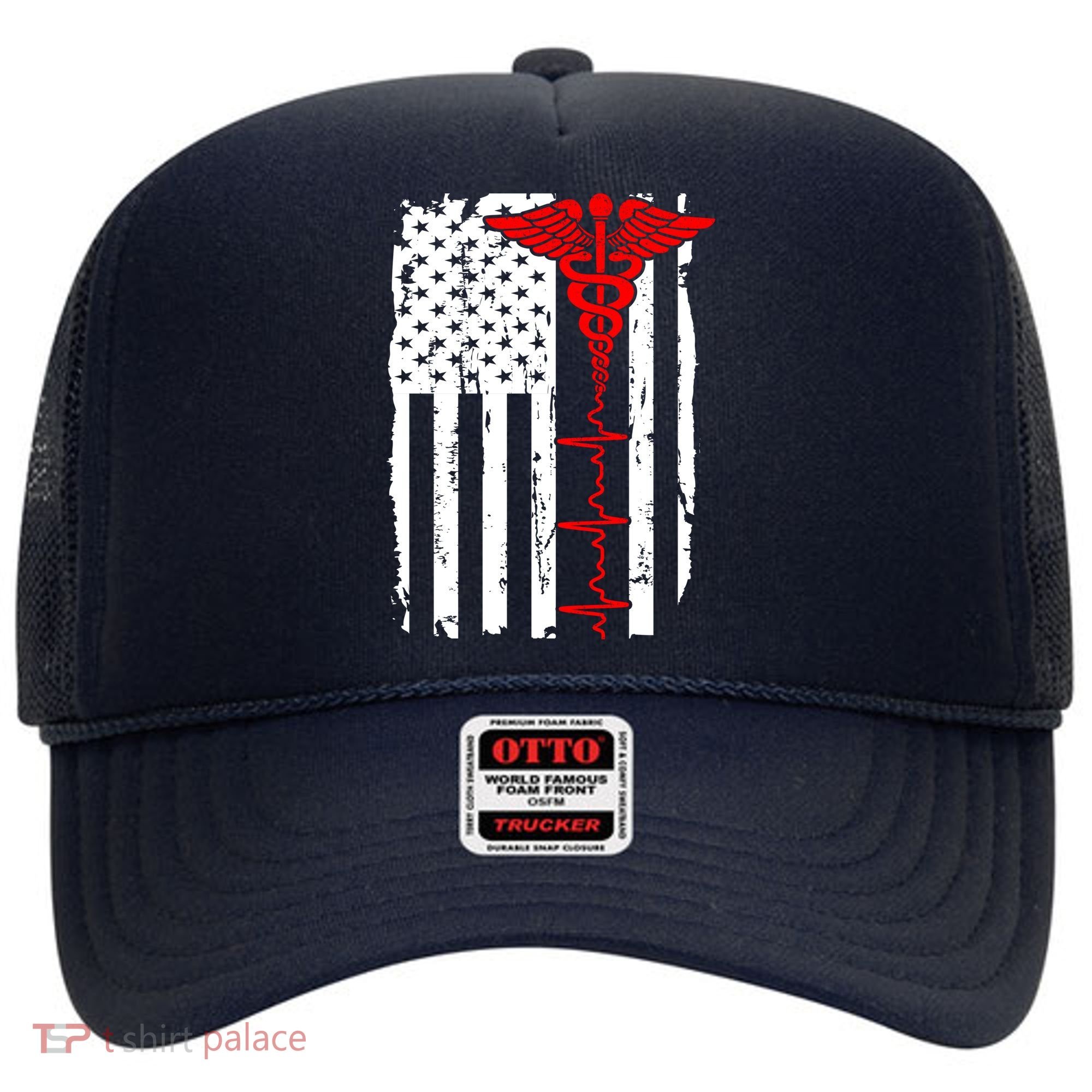 Healthcare Front line US Flag Hat