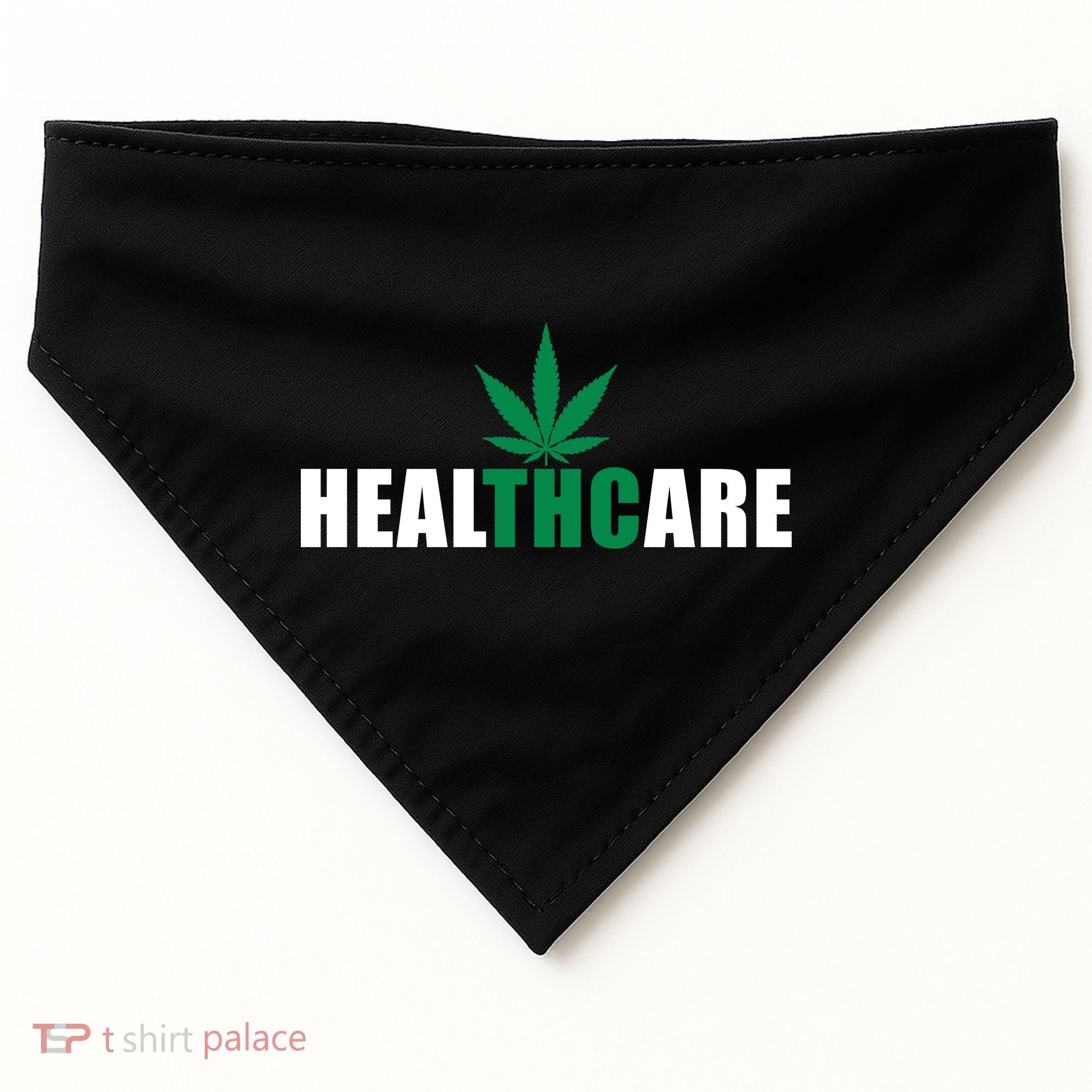 Healthcare Medical Marijuana Weed USA-Made Doggie Bandana