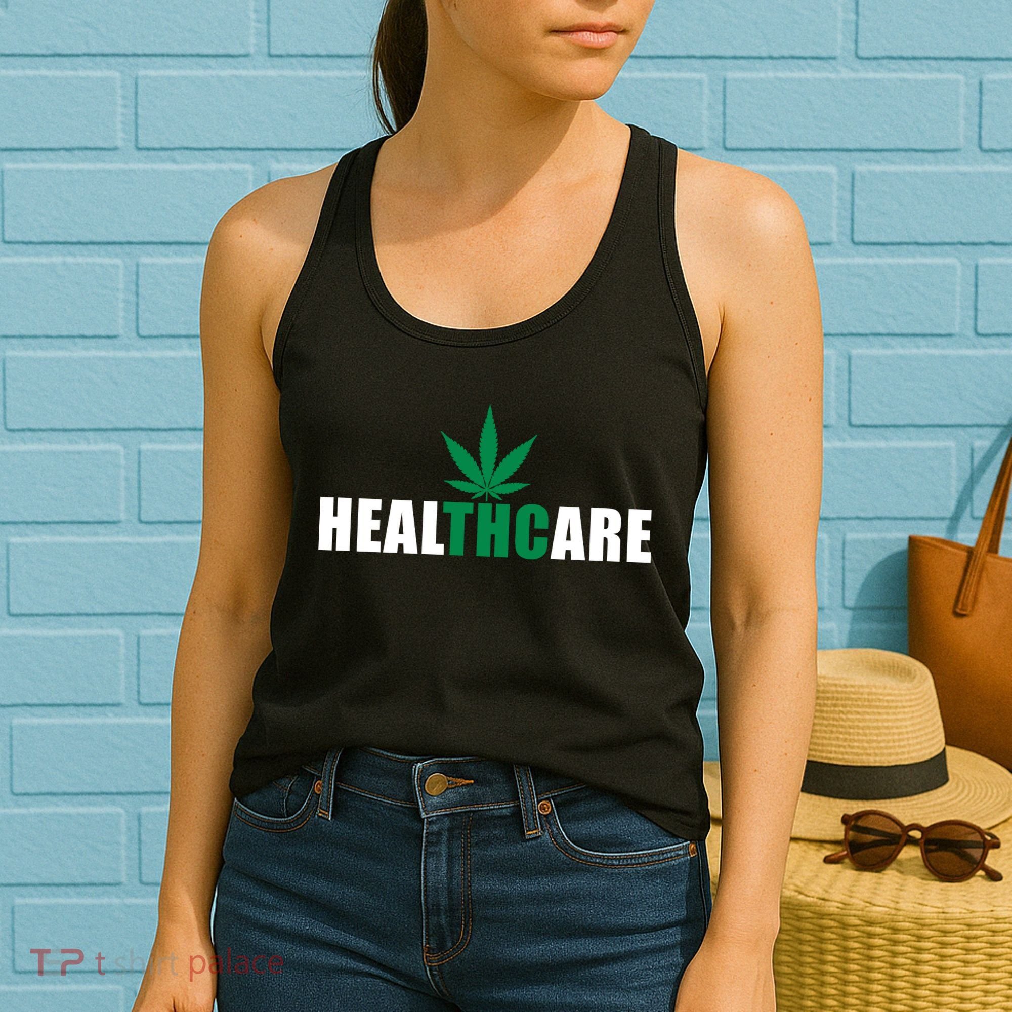 Healthcare Medical Marijuana Weed Women's Tank Top