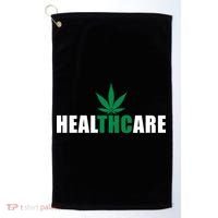 Healthcare Medical Marijuana Weed Golf Towel thumb 0