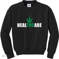 Healthcare Medical Marijuana Weed Kids Sweatshirt thumb 0