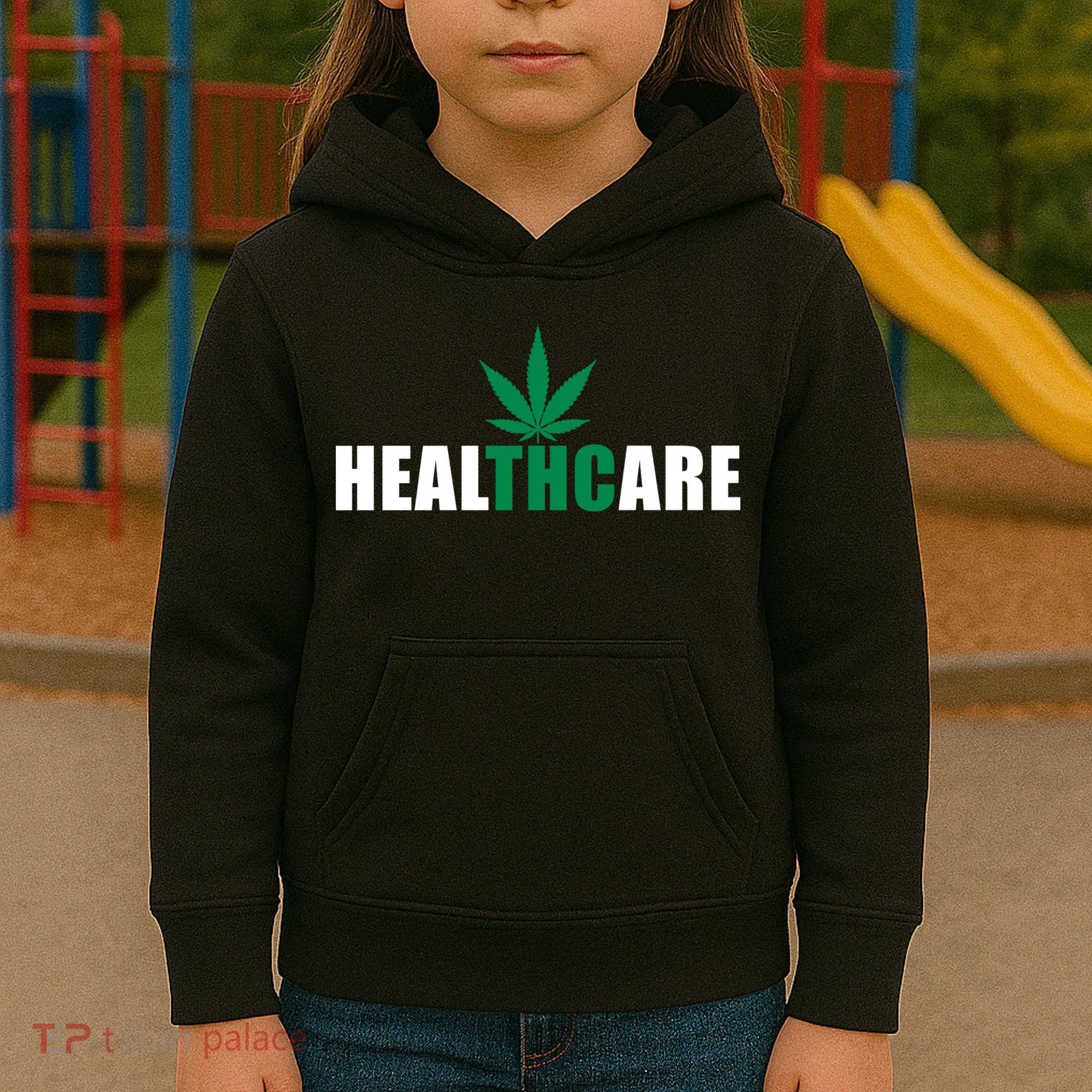 Healthcare Medical Marijuana Weed Kids Hoodie
