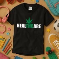 Healthcare Medical Marijuana Weed Kids T-Shirt thumb 3