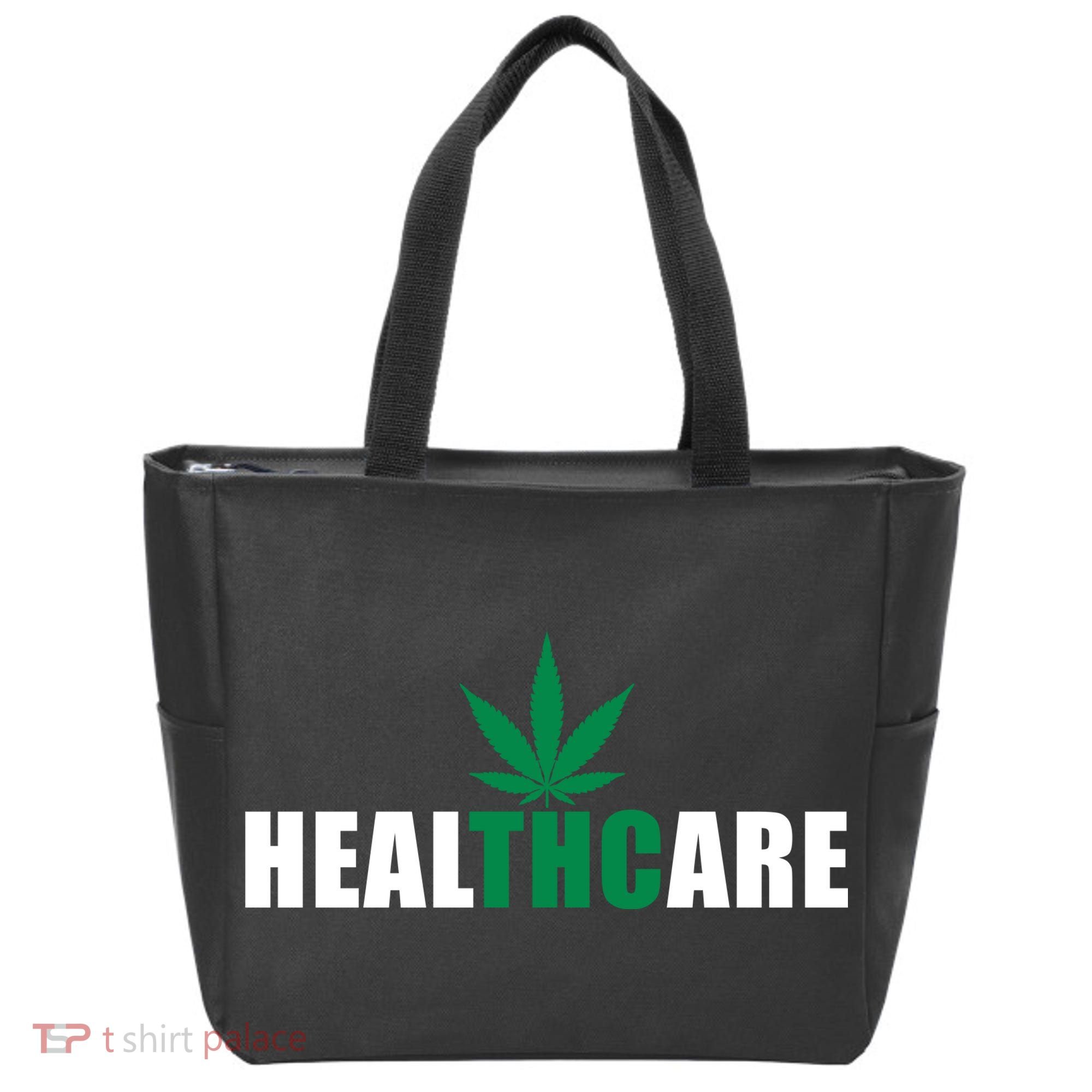 Healthcare Medical Marijuana Weed Tote Bag