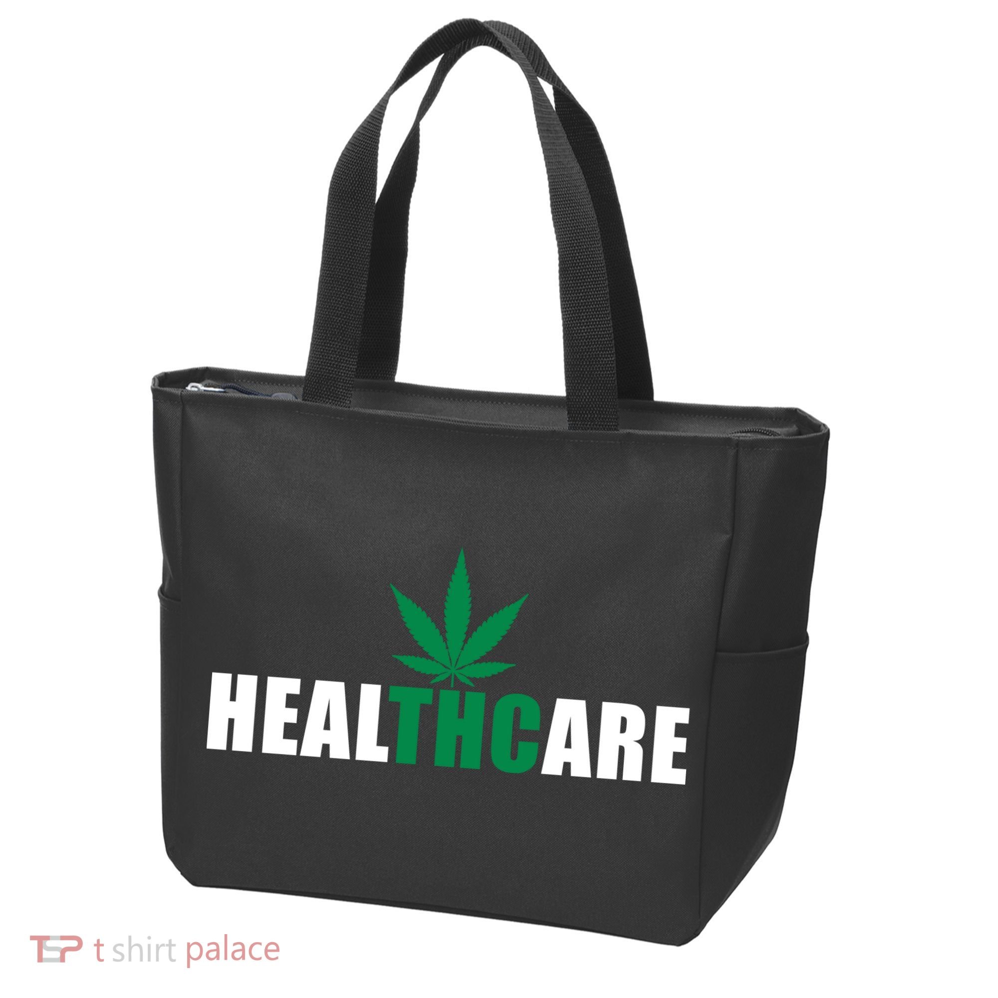 Healthcare Medical Marijuana Weed Tote Bag