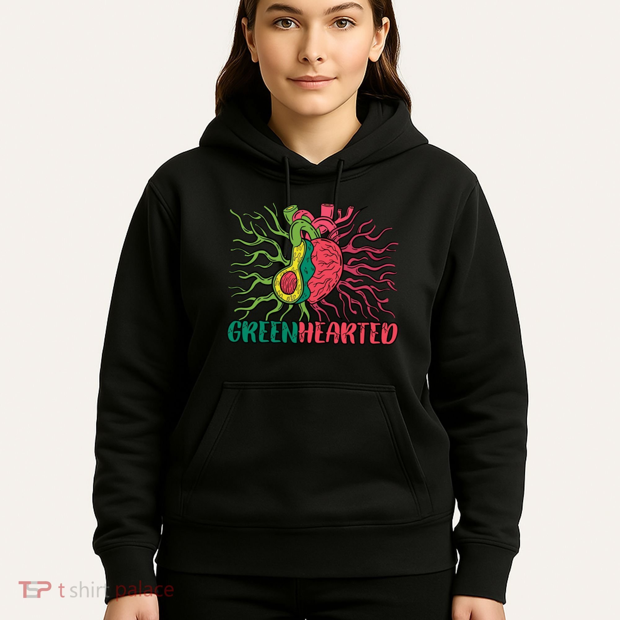 Heart And Avocado Hoodie