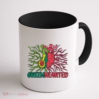 Heart And Avocado Coffee Mug thumb 1