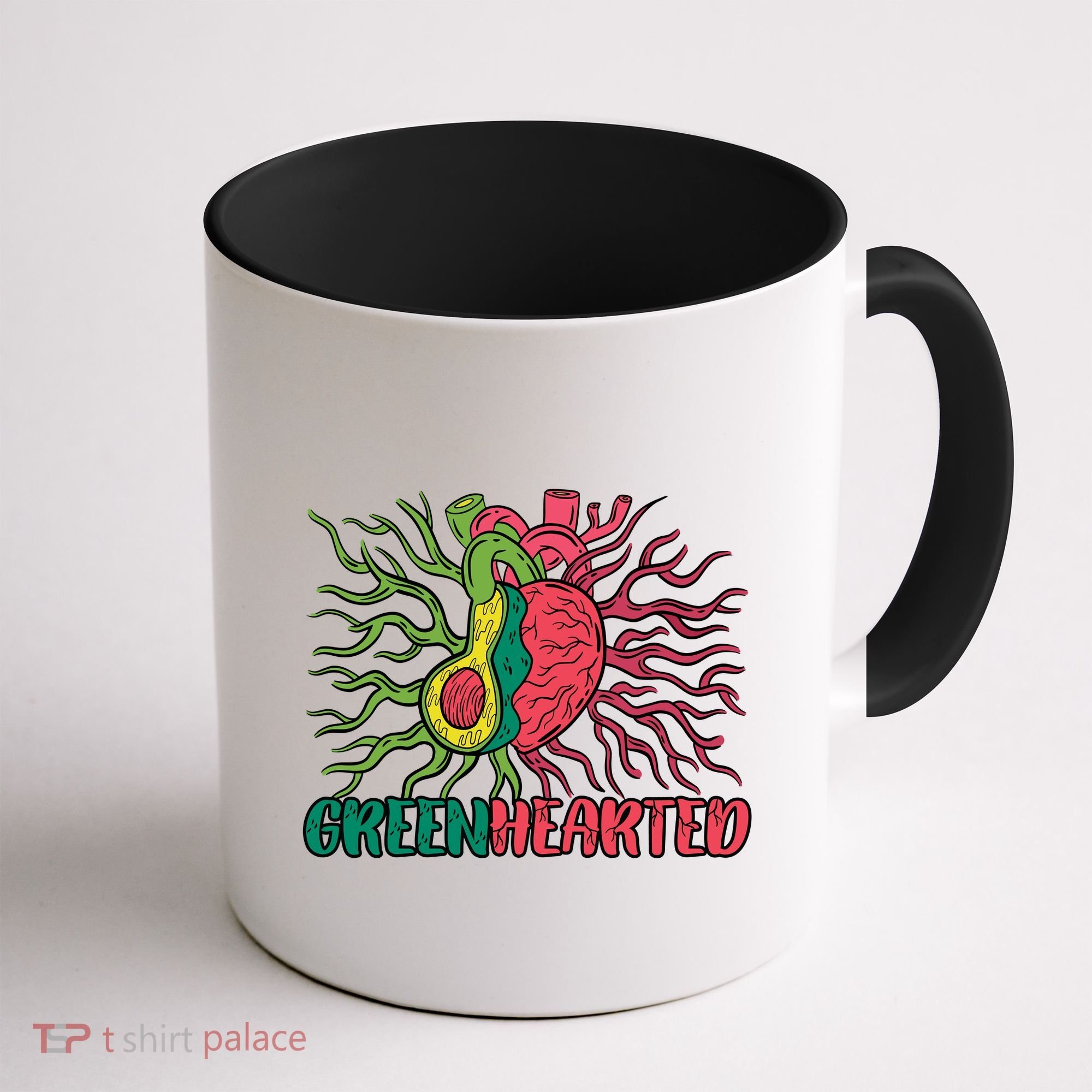 Heart And Avocado Coffee Mug