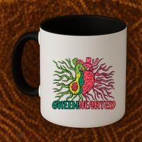 Heart And Avocado Coffee Mug thumb 2
