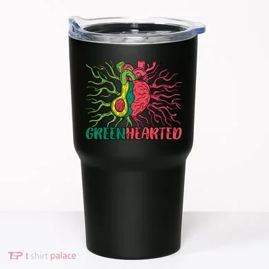 Heart And Avocado Tumbler