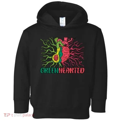 Heart And Avocado Toddler Hoodie
