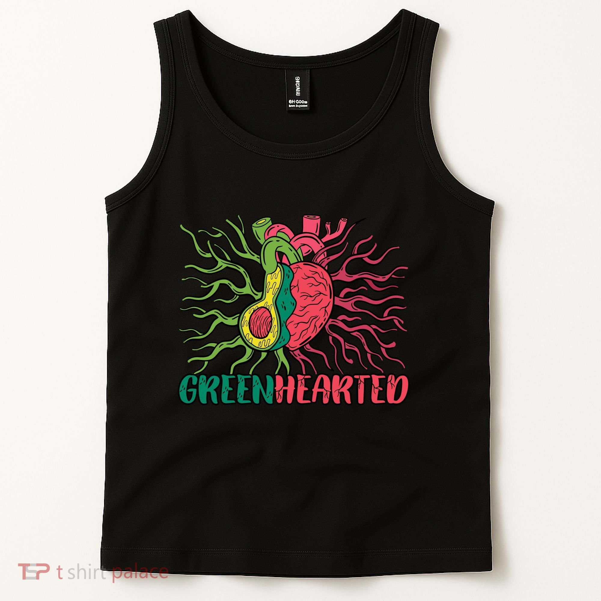 Heart And Avocado Tank Top