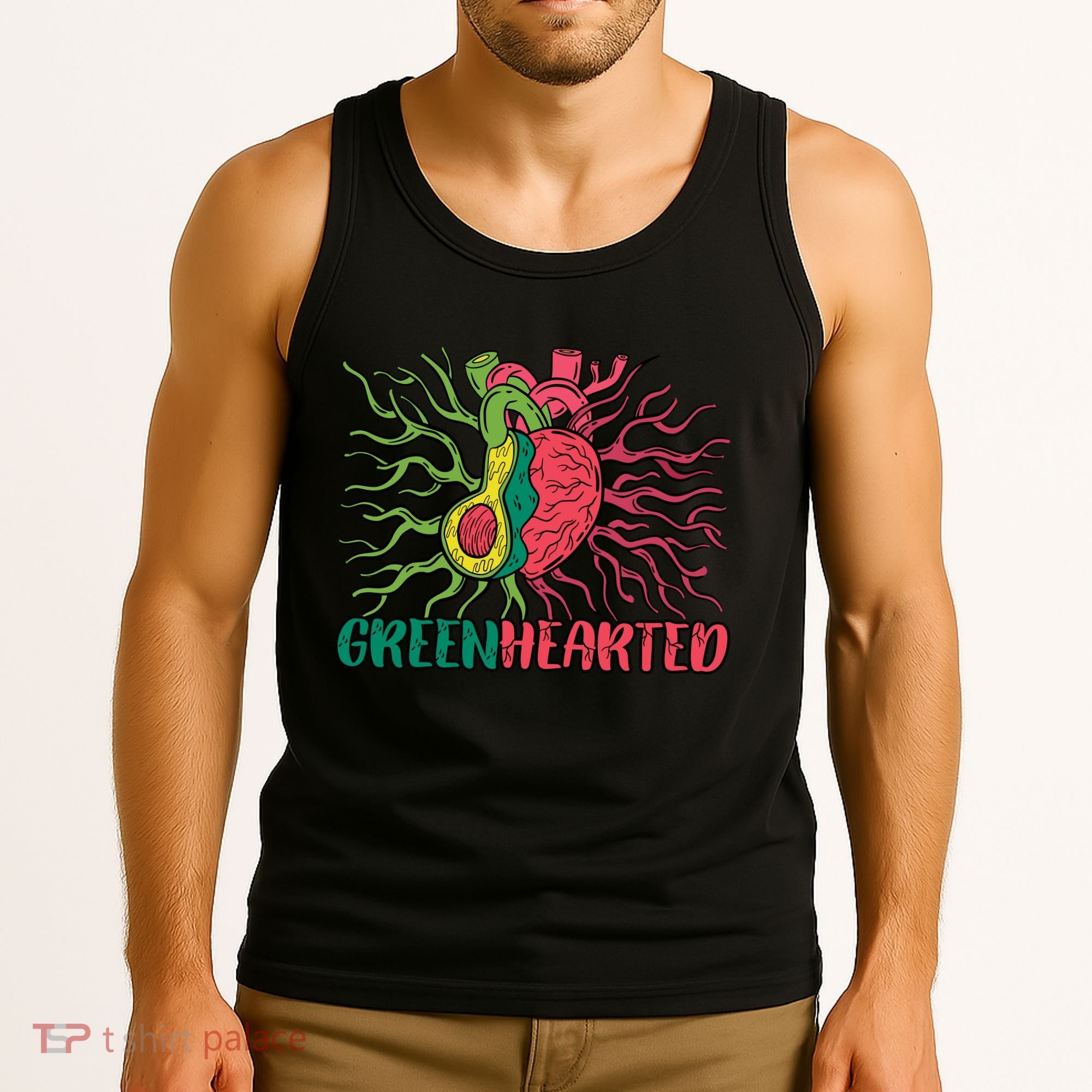 Heart And Avocado Tank Top