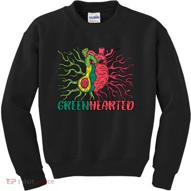 Heart And Avocado Kids Sweatshirt